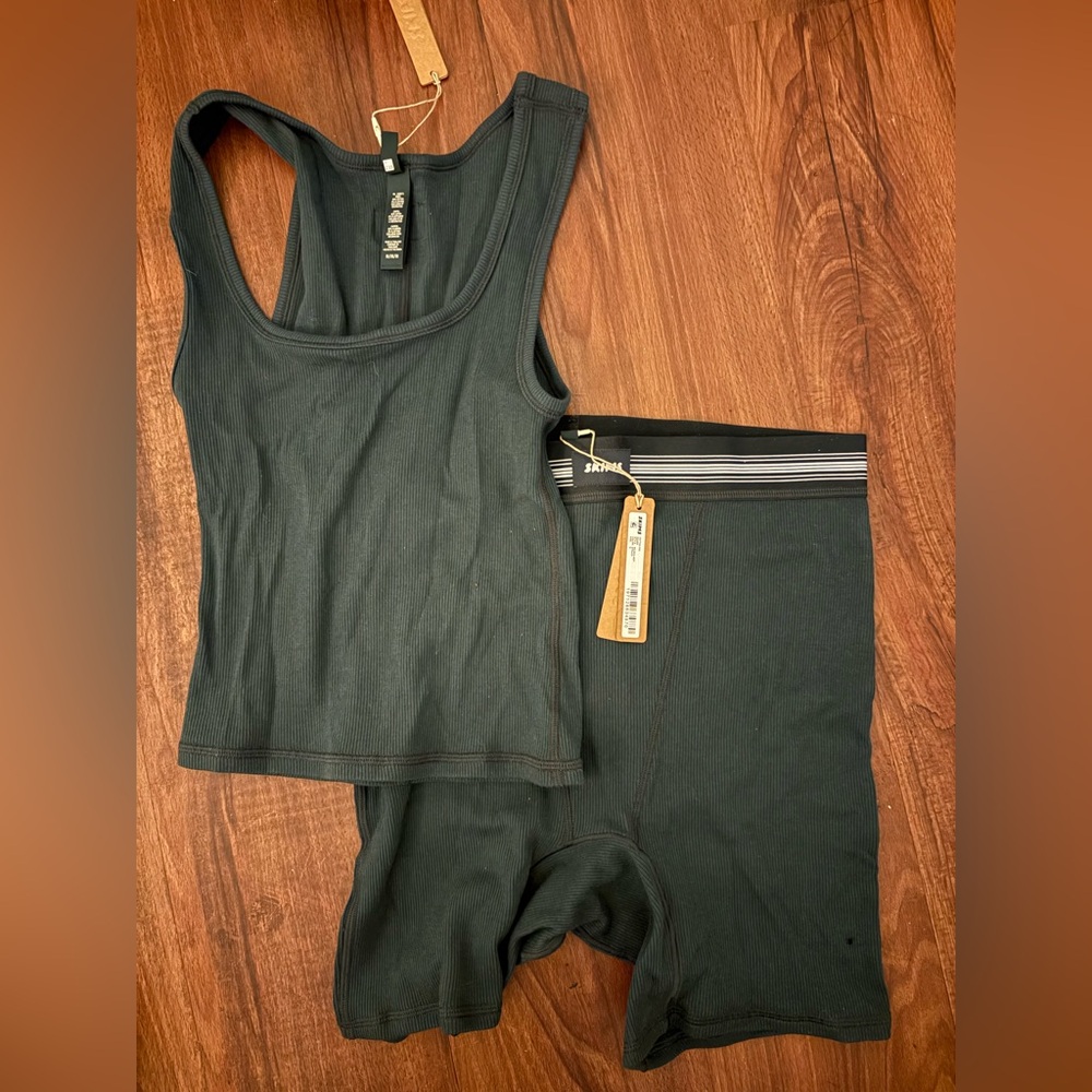 Skims Cotton Tank and boxer